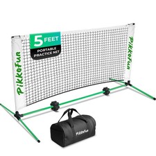 Mini Pickleball Net 5 FT Wide , Small Portable Dink Practice Net for Indoor ...