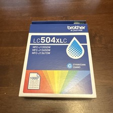 Genuine Brother LC504XL Cyan Ink Cartridge Dated 2028 LC504XLC