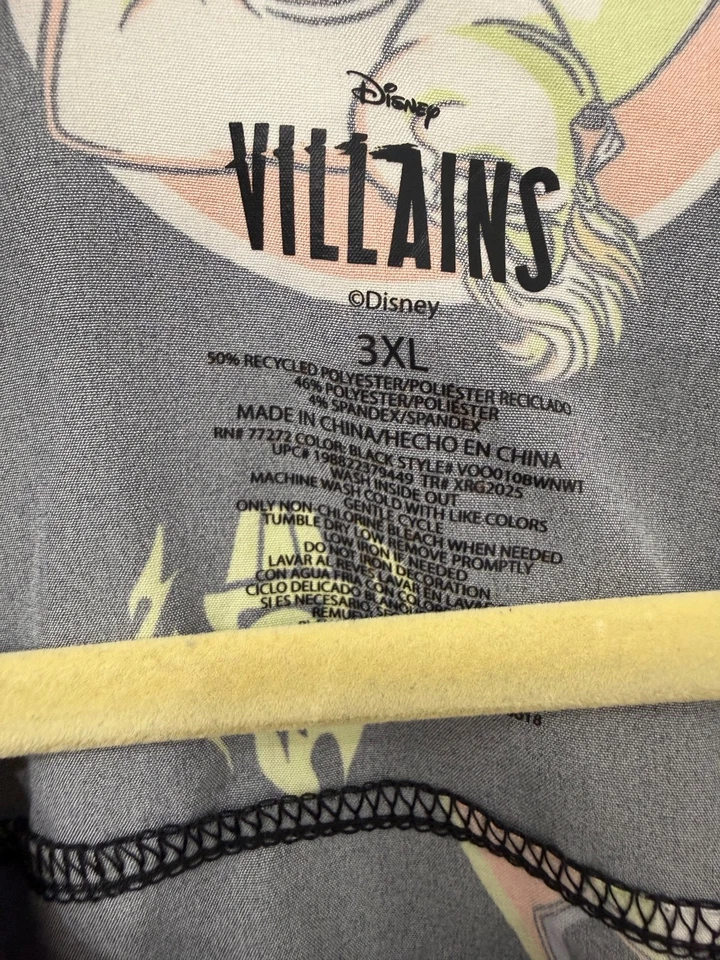 Scar Hades Ursula Medical Scrub Top Womens Size 3XL - Image 3 of 3