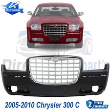 Front Bumper Cover Paintable Grille Assembly Kit For 2005-2010 Chrysler 300