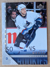 2005-06 Upper Deck Young Guns KEVIN BIEKSA Card VANCOUVER CANUCKS #478