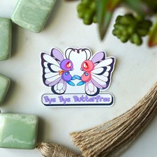 Butterfree and Pink Butterfree Sticker  Pokemon Stickers