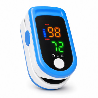 One Click Easy Operation SpO2 Heart Rate Monitor Finger Pulse Oximeter