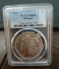 1921 PCGS MS64 Morgan Silver Dollar