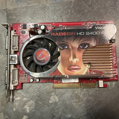 VisionTek ATI Radeon HD 2400 PRO, 512MB. AGP Graphics Card. 24P512AGP, VT-400347