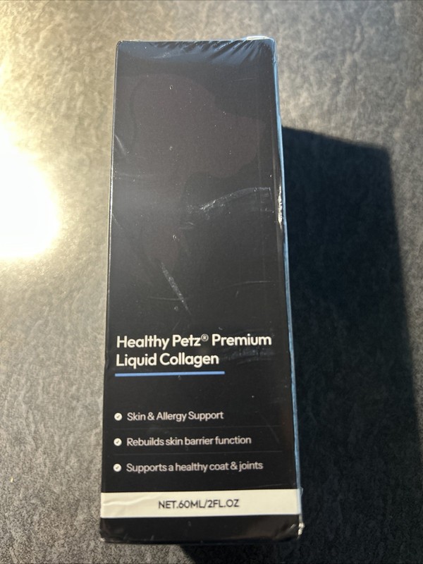 Healthy Petz Premium Liquid Collagen Net.60ML/2FL. OZ New Sealed