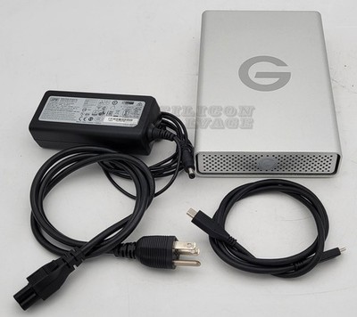 G-Technology 4TB USB-C 3.1 External Hard Drive - Silver  