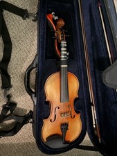 D Z Strad Violin Model 101 Handmade with Case, Bows, and Shoulder Rest