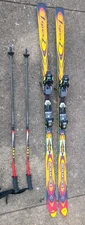 Rossignol Skis Mountain Viper 9.1 W/Marker SC Bindings/Poles & Bag 180cm