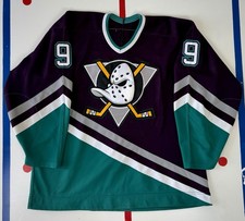 Paul Kariya Authentic Vintage 1994 Anaheim Mighty Ducks Hockey Jersey Disney 54