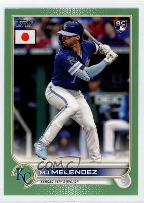 2022 Topps Japan Edition Jade Green 19/75 MJ Melendez #171 Rookie RC 1he8