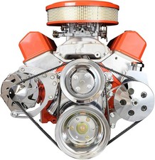 ICT Billet SBC Alternator Power Steering Pump Bracket Kit 551576 New