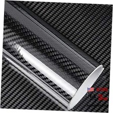 F B LED LIGHTS 5D High Gloss Black Carbon Fiber Vinyl 36" x 60" / 3 FT x 5 FT