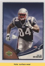 2007 Upper Deck Boston Globe New England Patriots Ben Watson #21 READ 8ff