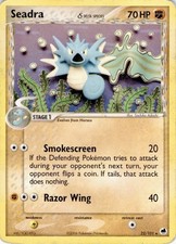 Seadra 22/101 Rare Dragon Frontiers Pokemon Heavily Played