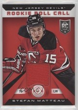 2013-14 Totally Certified Rookie Roll Call Red Jersey Stefan Matteau #RR-SMA rk1