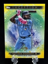 2024 Topps Inception Vladimir Guerrero Jr. Yellow /199 Toronto Blue Jays