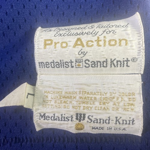 Vintage Rare Chicago Bears Sand Knit Pro Action NFL Football Jersey XL Salaam - Picture 5 of 24