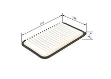 LUFTFILTER FÜR OPEL AGILA B (H08), SUZUKI SPLASH (EX) - BOSCH F 026 400 341