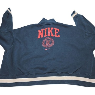 Nike Sportswear Phoenix Fleece Heritage Crop Sweatshirt Women s XL Oversized
