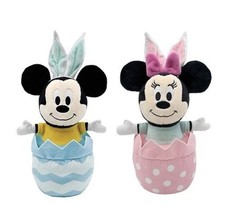 Disney Baby Easter Mickey  Minnie Plush Egg Bunny Ears Kids Preferred 2025 NWT