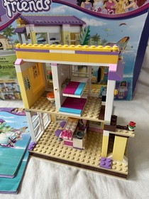 LEGO Friends Stephanie's Beach House 41037 Set with Box and Manuals