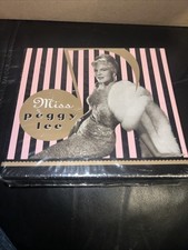 Peggy Lee &lrm;&ndash; Miss Peggy Lee SEALED 4 CD BOX SET W/BOOKLET NEW IN SHRINK