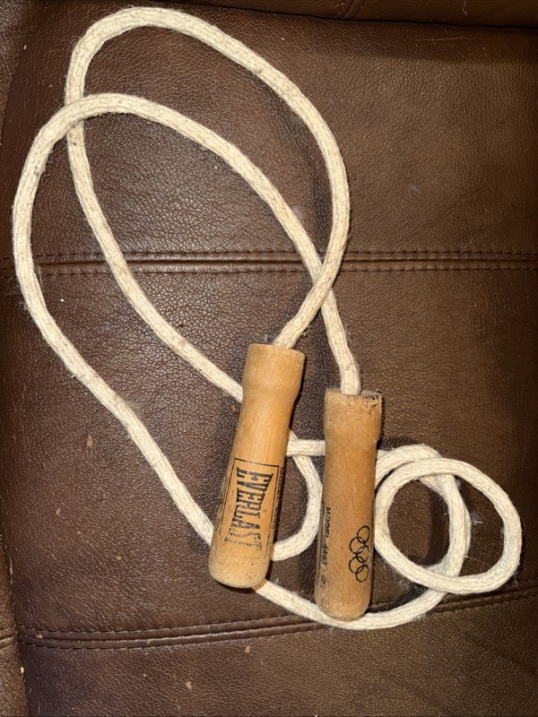 Vintage Everlast Jump Rope 4493 8' Offical 1984 Olympic Supplier