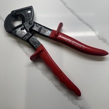 KLEIN Tools 63060 Ratcheting Copper Cable Cutter - Made in Germany