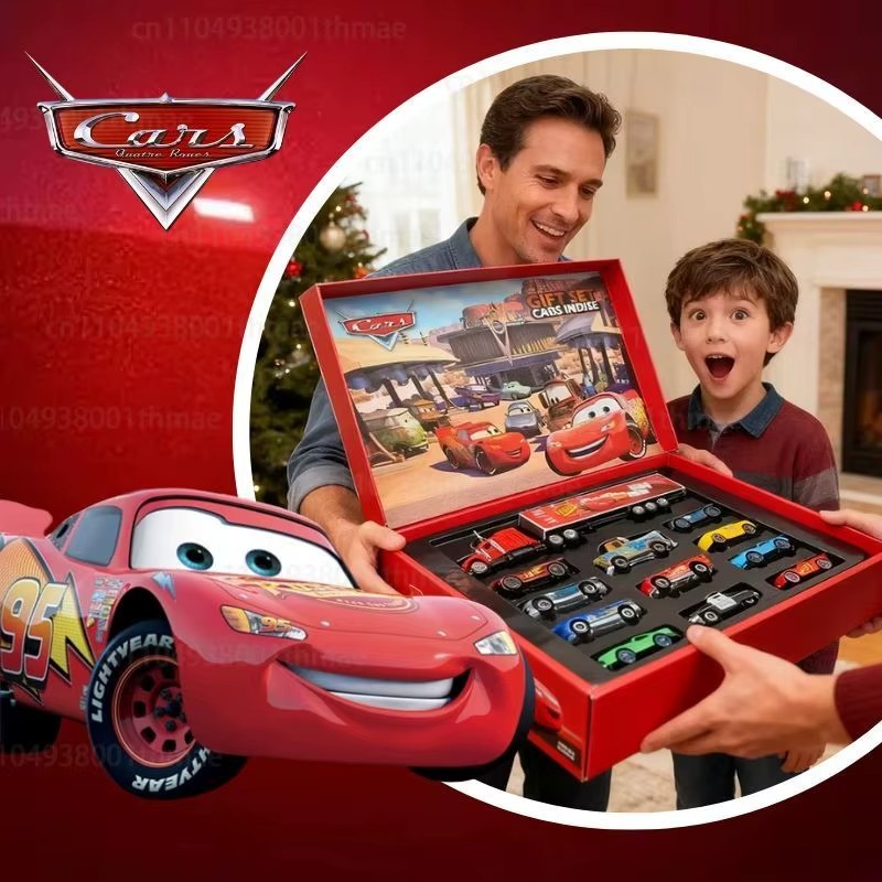 12-teiliges Disney Pixar Cars Set – Lightning McQueen & Friends 6 cm Modellautos 12-teiliges Disney Pixar Cars Set – Lightning McQueen & Friends 6 cm Modellautos