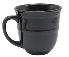 Mainstays Black Replacement Mug 11oz – Glossy Stoneware, Minimal Wear