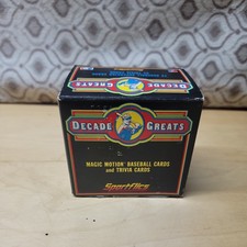 1986 Sportflics Baseball Decade Greats Complete Set 75 Cards & 51 Trivia Cards