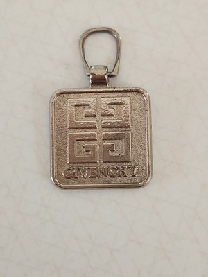 Vintage Givenchy 4G Logo Zipper Pull Charm Double Sided Replacement Bag Hardware