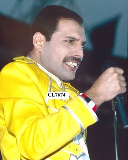 Freddie Mercury at Queen Concert During the Magic Tour at Wembley Stadium Photo