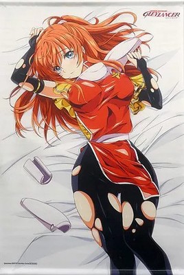 Lucia Cablock B2 Tapestry Hiroshi Aizawa MD Soft Gray Lancer Anime Merch