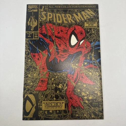 Spider-Man #1 Torment Gold Variant Todd McFarlane 1990 Marvel