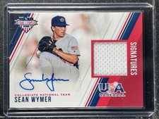 Wymer, Sean - 2018 USA Baseball - Autograph/Swatch - 39/299