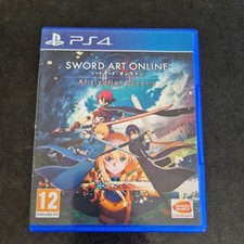 Sword Art Online Alicization Lycoris | PS4 PlayStation 4 | Used