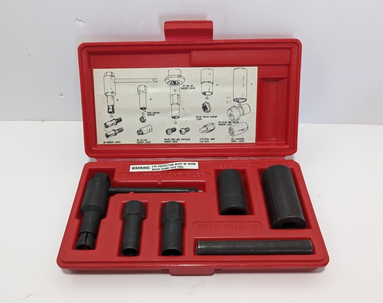 KenTool 30170 Hubcap & Wheel Lock Removal Kit GM and Ford/Chrysler