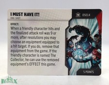 Heroclix Collector's Trove set I Must Have It  OS014 One-Shot Card 