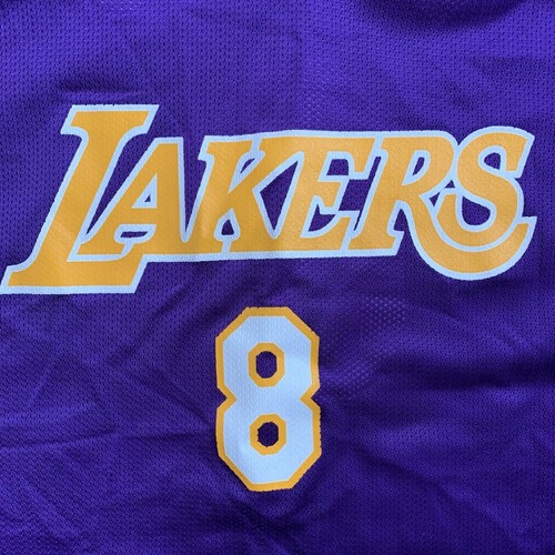 Vintage Kobe Bryant Champion Jersey Los Angeles Lakers #8 Youth Size XL (18-20) - Picture 4 of 10