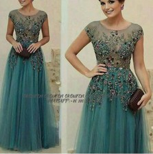 Luxury Mother of the Bride Dresses Evening Gowns Cap Short Sleeve Formal Gowns