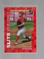 TREVOR BAUER 2021 PANINI DONRUSS RED ELITE SERIES CARD #ES5  /149