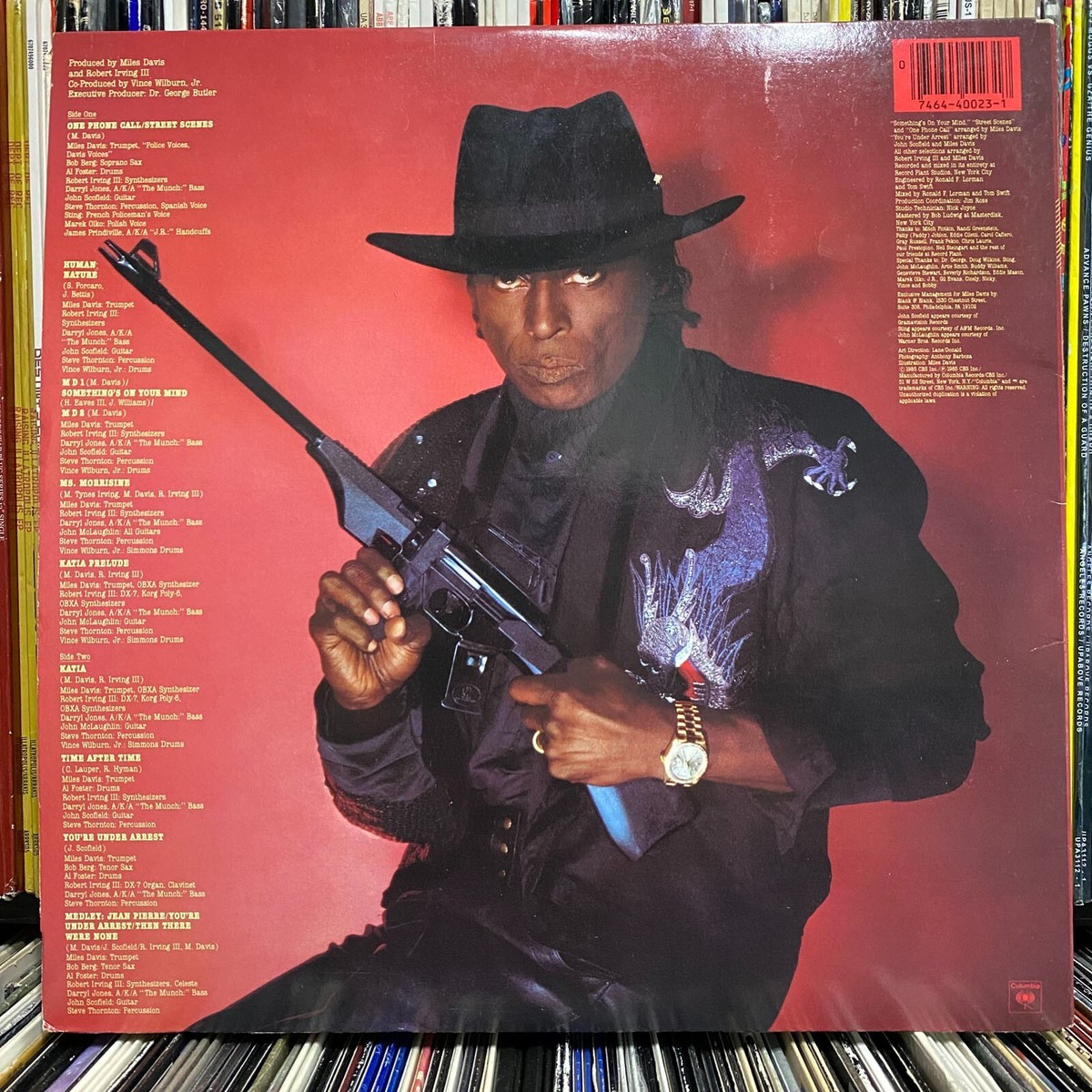 MILES DAVIS - YOU'RE UNDER ARREST (VINYL LP) 1985!! RARE