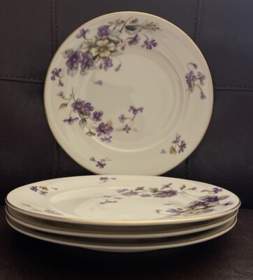 Set of 4 Meito Norleans Adele Bread/Dessert Plates 6 1/2  Japan