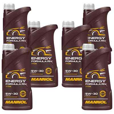 6x1 Liter MANNOL Energy Formula RN 5W-30 Motoröl ACEA C4 Fully synthetic