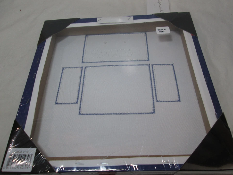 New Embellish Canvas Art by SA Studio Arts Kids ROBOT 12"X12" Blue, Orange, Red - Image 3 of 3