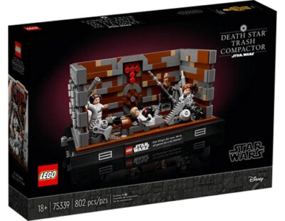 LEGO 75339 Star Wars Death Star Trash Compactor Diorama LEIA HAN SOLO NEW SEALED
