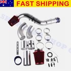 NEW 3" 76MM Universal Performance Cold Air Filter Feed Induction Intake Pipe AU
