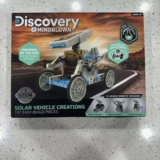 Discovery  Mindblown Solar Vehicle Creations Kit STEM 12 Designs 197pc ages 8 